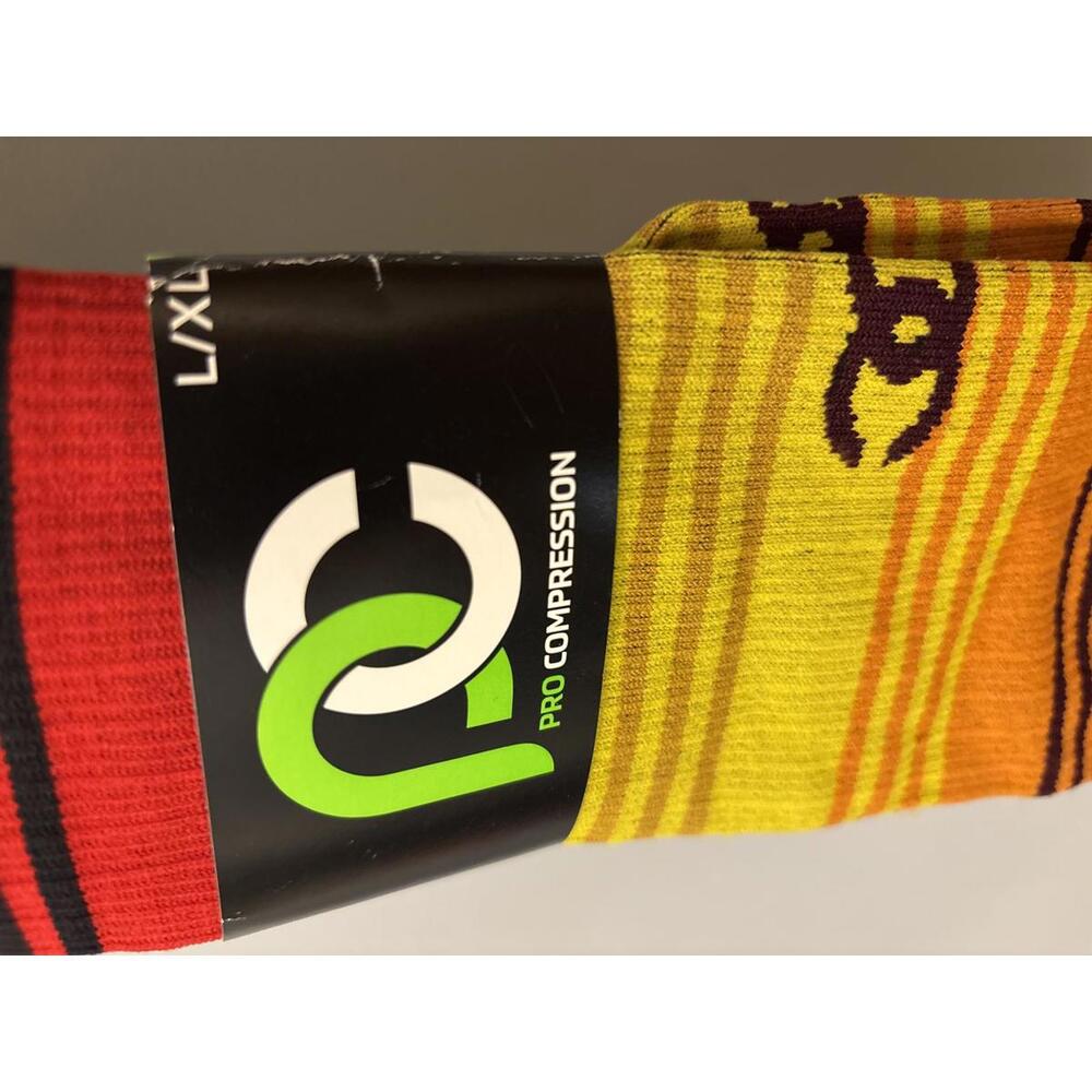 Pro Compression Performance Socks L/XL - Multi Color Athletic Sports Socks - Picture 2 of 4
